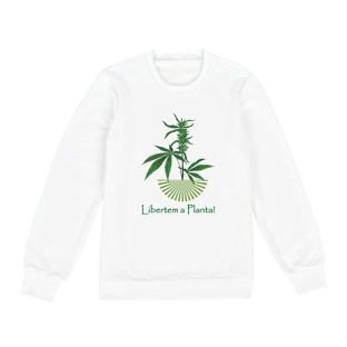 Nome do produtoMoletom Fechado Libertem a Planta!