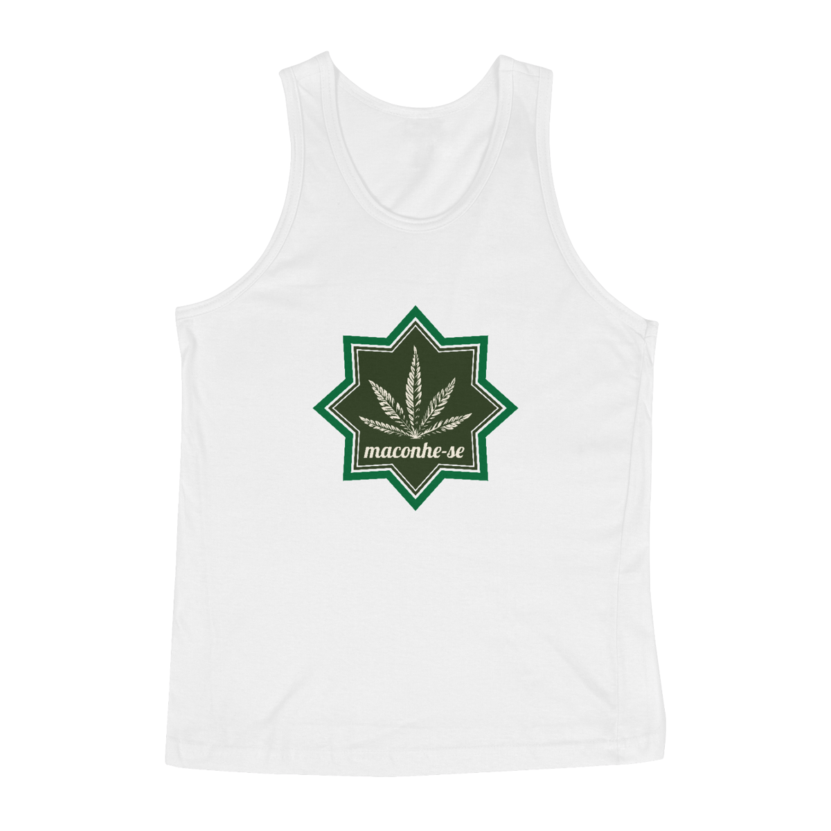 Nome do produto: Regata Maconhe-se Geométrico