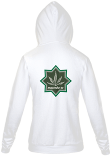 Nome do produtoMoletom com Zíper Maconhe-se Geométrico