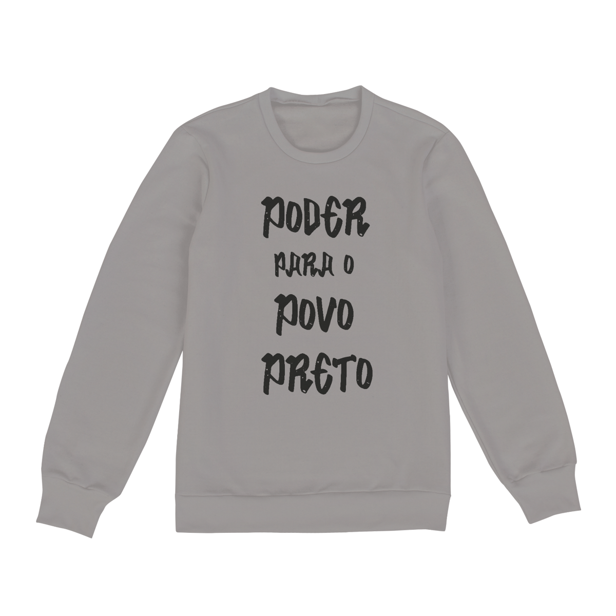 Nome do produto: Moletom Fechado Poder para o Povo Preto