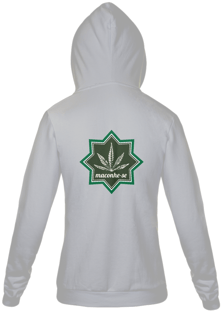 Nome do produtoMoletom com Zíper Maconhe-se Geométrico