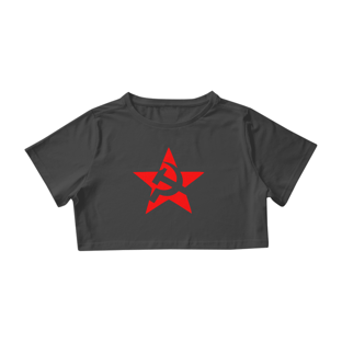 Nome do produtoCropped Comunismo Estrela Vermelha