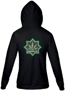 Nome do produtoMoletom com Zíper Maconhe-se Geométrico
