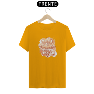Nome do produto Camiseta Estampa Frase - A Força da Mãe Um Presente Sem Igual Quality