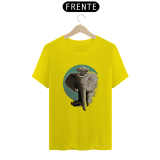 Nome do produto Camiseta Estampada Elephunk - Estampa Rei Elefante África Quality