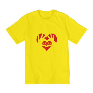 Nome do produto Camiseta Quality Infantil 2 a 8 - Estampa Coração Mom