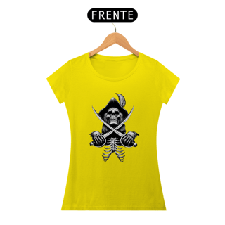 Nome do produto Camiseta Baby Long Quality Estampa Caveira