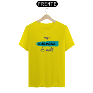 Nome do produto Camiseta Baby Long Quality Estampa Frase - A Chorona do rolê