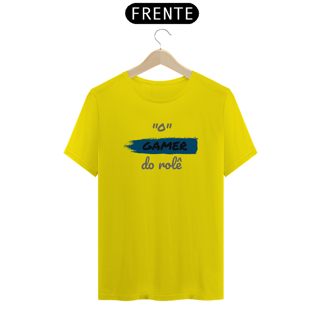 Nome do produto Camiseta Quality Estampa Frase - O Gamer do rolê