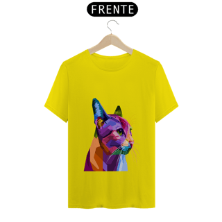 Nome do produto Camiseta Quality Estampa Gato Arte Pop