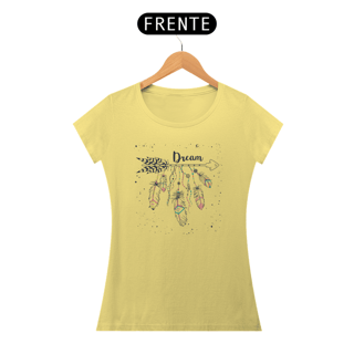 Nome do produto Camiseta Baby Long Estonada Estampa Sonhe Dream