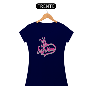 Nome do produto Camiseta Baby Long Quality Estampa Coração Frase Me & My Mom