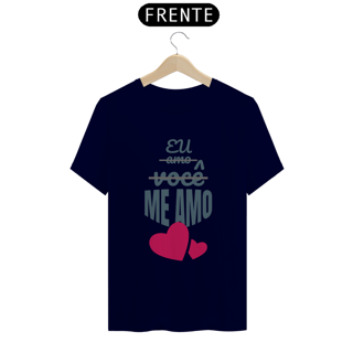 Nome do produto Camiseta Baby Long Quality Estampa Frase - Eu amo você, me amo!