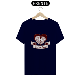 Nome do produto Camiseta Quality Estampa I Love You - Frase Eu Te Amo