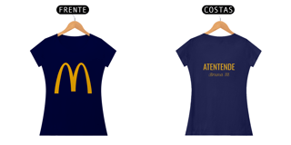 Nome do produto Camiseta Baby Long Quality Estampa Frase McDonald - Bruna M