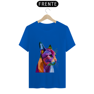 Nome do produto Camiseta Quality Estampa Gato Arte Pop