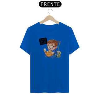 Nome do produto Camiseta Diário de um Nerd Fofo Lendo Estampada Quality 