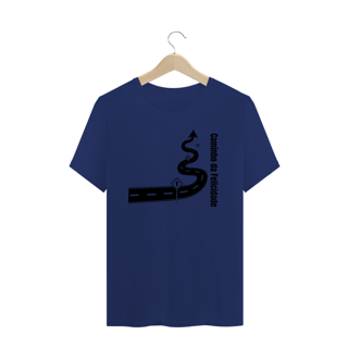 Nome do produto Camiseta Estampa Frase Caminho da Felicidade - Quality Estampada