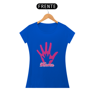 Nome do produto Camiseta Baby Long Quality Estampa Mão Mamãe