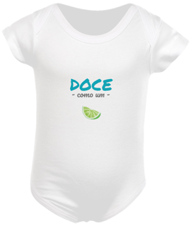 Nome do produto Body Infantil Masculino Estampa Frase - Doce como um Limão