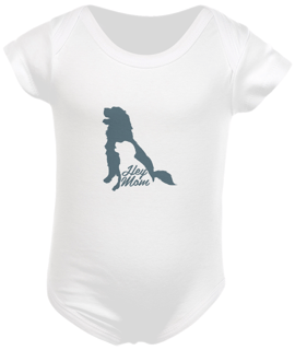 Nome do produto Body Infantil Estampa Cachorro Hey Mom