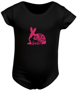 Nome do produto Body Infantil Estampa Coelho Love