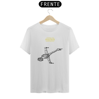 Nome do produto Camiseta Desenho Nave Espacial Star Wars Estampada Quality
