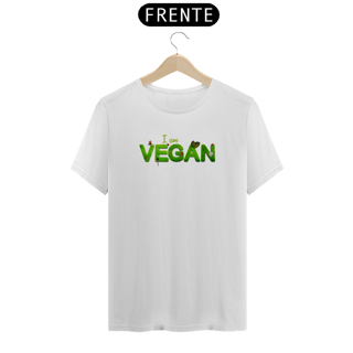 Nome do produto Camiseta Quality Sou Vegano Estampa Frase I am VEGAN