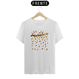 Nome do produto Camiseta Masculina Quality Estampa Folhas Outono
