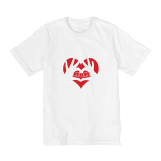 Nome do produto Camiseta Quality Infantil 2 a 8 - Estampa Coração Mom