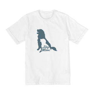 Nome do produto Camiseta Quality 2 a 8 Infantil Estampa Cachorro Hey Mom