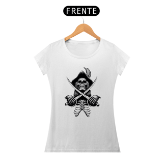 Nome do produto Camiseta Baby Long Quality Estampa Caveira