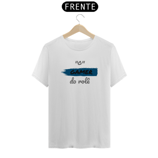 Nome do produto Camiseta Quality Estampa Frase - O Gamer do rolê