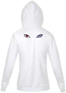 Nome do produto Jaqueta Moletom Feminino com Estampa Itachi Uchiha Olhos Sharingan e Rinnegan - Naruto Shippuden