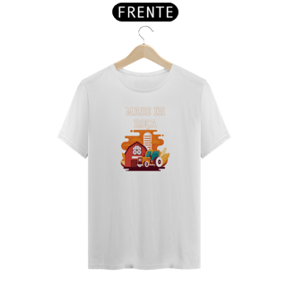 Nome do produto Camiseta Estampada Made in Roça - Feito na Roça Quality 