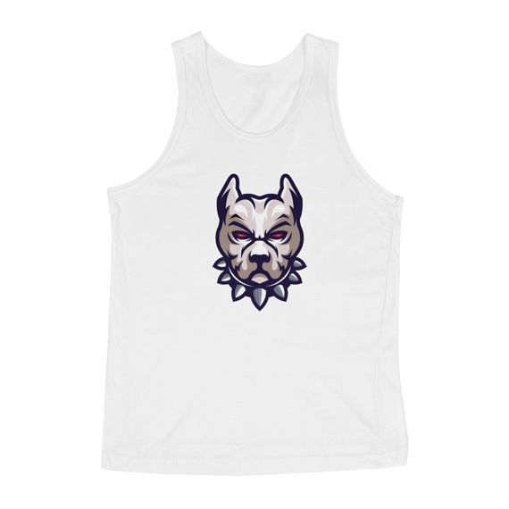 Regata Masculina Pit Bull Cinza 