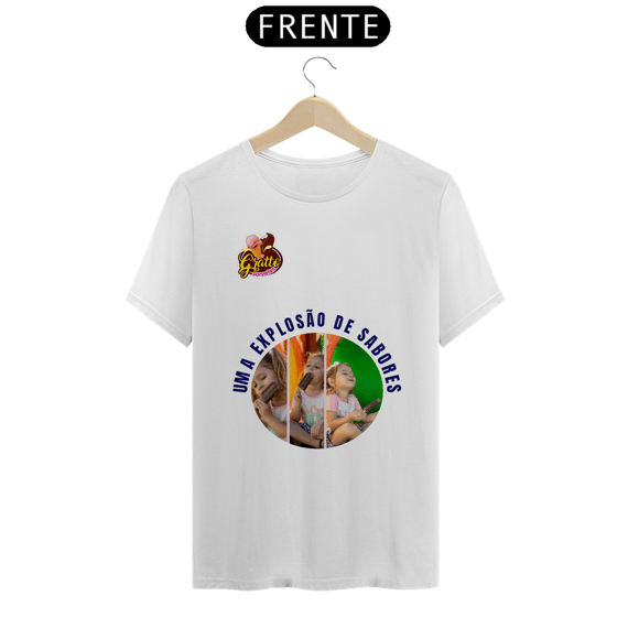 Camiseta Gratto Sorvetes Quality Uma Explosão de Sabores 