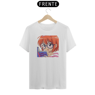 Nome do produto Camiseta Diário Nerdify Estampa Que Uma Nerd Linda Está Lendo Quality