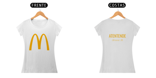Nome do produto Camiseta Baby Long Quality Estampa Frase McDonald - Bruna M