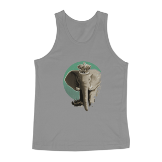 Nome do produto Regata Estampada Elephunk - Estampa Rei Elefante África Quality