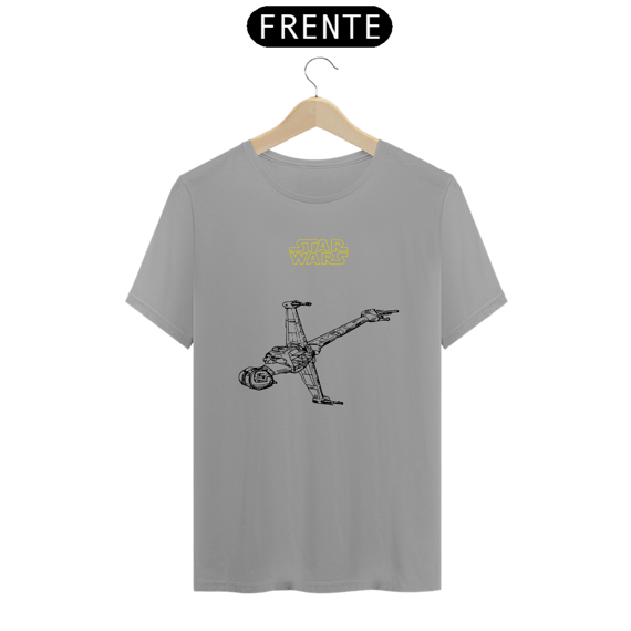 Camiseta Desenho Nave Espacial Star Wars Estampada Quality