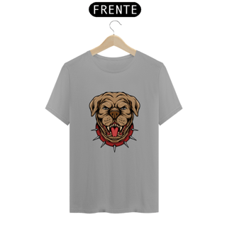 Nome do produto Camiseta Quality Estampa Pit Bull com Coleira de espinho