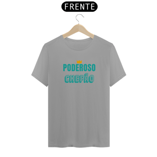 Nome do produto Camiseta Quality Masculina Estampa Frase PODEROSO CHEFÃO
