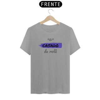 Nome do produto Camiseta Quality Estampa Frase - O Casado do rolê