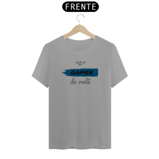 Nome do produto Camiseta Quality Estampa Frase - O Gamer do rolê