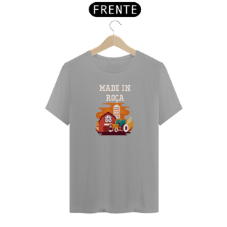 Nome do produto Camiseta Estampada Made in Roça - Feito na Roça Quality 