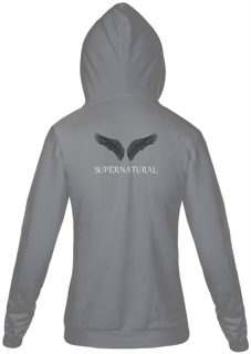 Nome do produto Jaqueta Moletom Feminino com Estampa da Série Supernatural Versão 2 