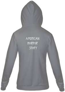Nome do produto Jaqueta Moletom Feminina com Estampa da Série American Horror Story - AHS 