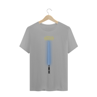 Nome do produto Camiseta Sabre de Luz Azul Star Wars - Espada Lightsaber Blue Estampada Quality