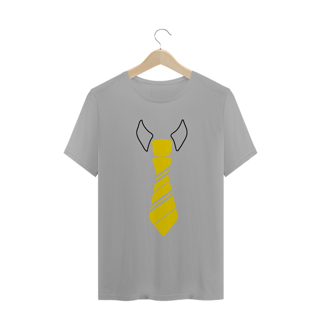 Nome do produto Camiseta Gravata Amarela Cinema Estampada